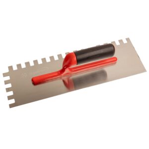 Desempenadeira de Aço Inox Super Dentada 15mm 35x11 Diamond