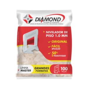 Clips Nivelador e Espaçador para Piso e Porcelanato Linha Master Diamond (100un.)